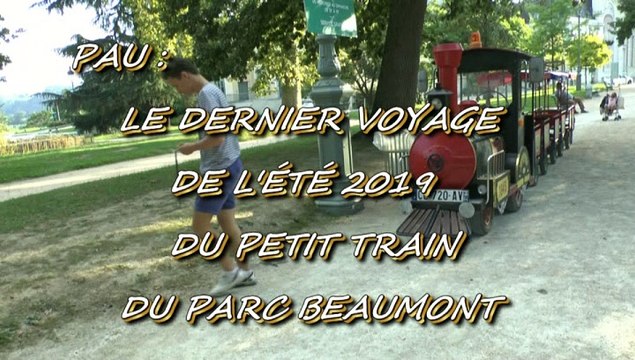 LES SCOOPS DE MICHOU W-D.D. - 28 AOUT 2019 - PAU - LE DERNIER VOYAGE DE L'ÉTÉ 2019 DU PETIT TRAIN DU PARC BEAUMONT.