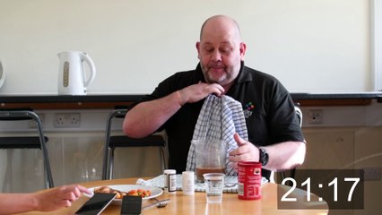 Man attempts to break gravy drinking world record