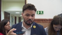 Rufián critica que no se intente 