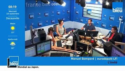 Procès après la perquisition au siège de la France Insoumise : l'eurodéputé toulousain Manuel Bompard invité de France Bleu Occitanie