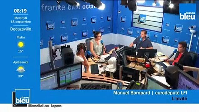Procès après la perquisition au siège de la France Insoumise : l'eurodéputé toulousain Manuel Bompard invité de France Bleu Occitanie