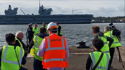 HMS Prince of Wales set to leave Rosyth