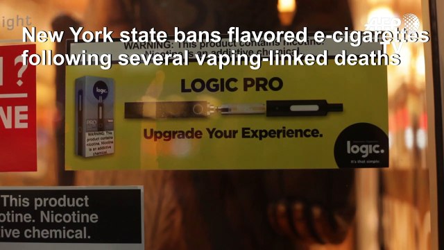 New York state bans flavored e-cigarettes over vaping concerns