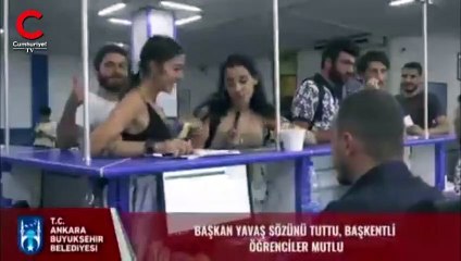 Başkan Yavaş sözünü tuttu... Öğrenciler yüzde 50 su indiriminden memnun