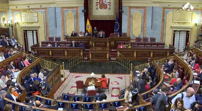 Sesión de control al Gobierno en funciones en el Congreso