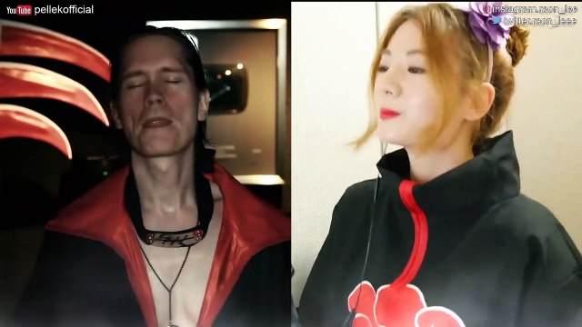 NARUTO SHIPPUDEN OP1 - Hero's come Back┃Cover by Raon Lee x PelleK