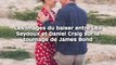 Les images du baiser entre Léa Seydoux et Daniel Craig sur le tournage de James Bond !