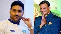 Abhishek Bachchan receives sweet message from Vivek Oberoi after Big Bull poster | FilmiBeat
