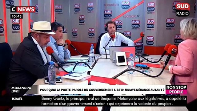 Face à face musclé ce matin dans Morandini Live à propos de Sibeth Ndiaye: Pourquoi la porte-parole du gouvernement dérange-t-elle autant? - VIDEO