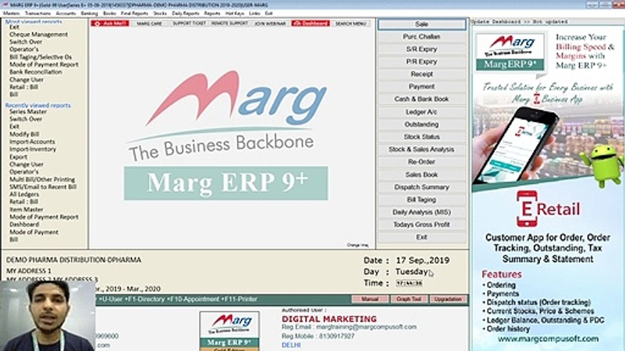 Marg Live Session- Series Wise Billing
