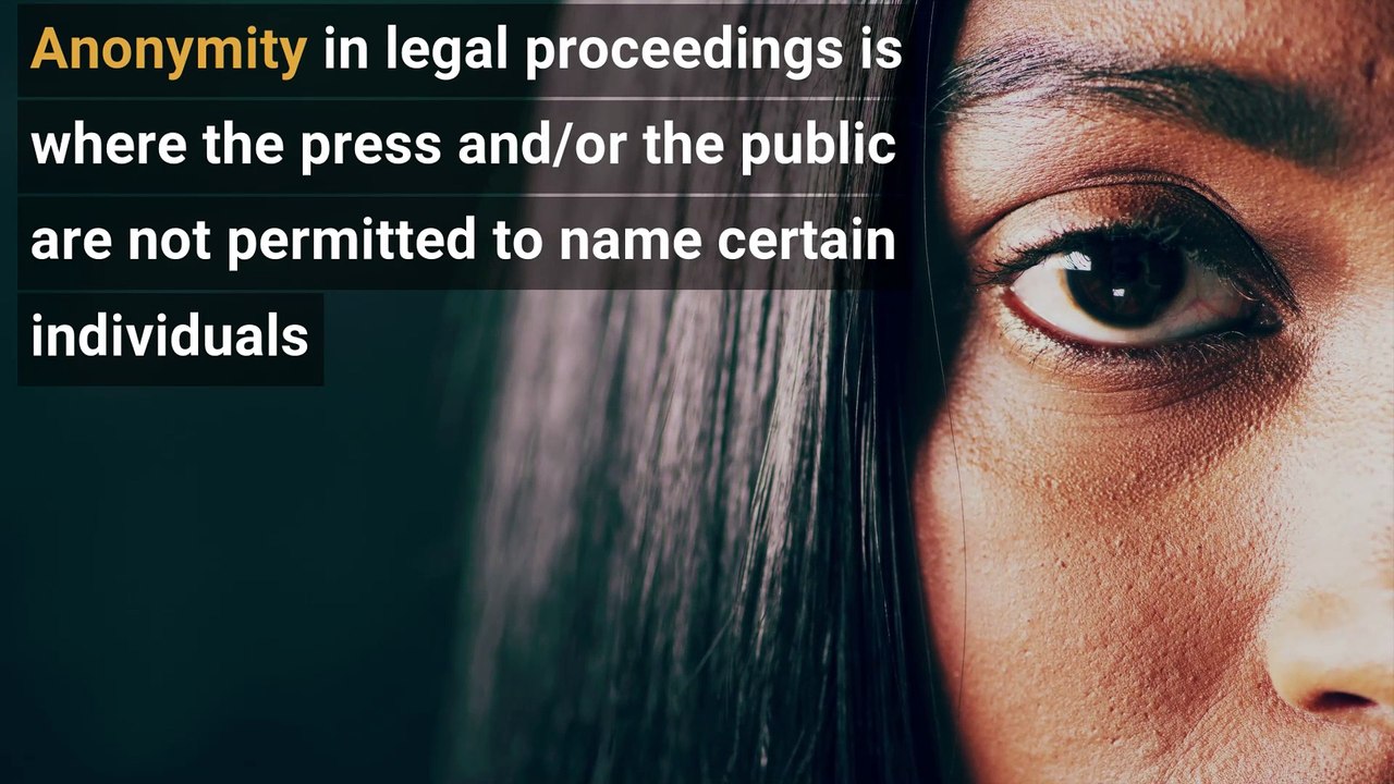 Sexual offences - Why victims of sexual offences get anonymity