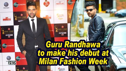 Guru Randhawa to make his debut at Milan Fashion Week