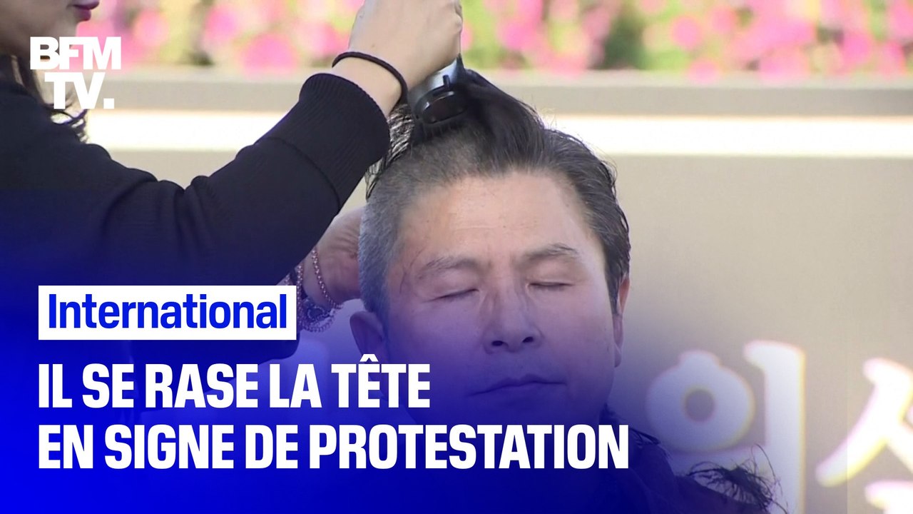 Pourquoi des politiciens sud-coréens se rasent-ils la tête  ?