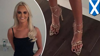 Woman's 'painful' new shoes were on the wrong feet