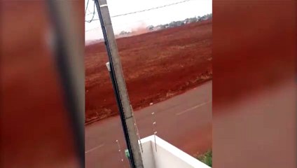 Poeira continua gerando reclamações na região norte