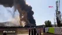 Tuzla'daki fabrika yangınında patlama