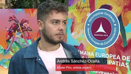 Míster Piro pone ‘su corazón’ en la Semana Europea de Concienciación por las Valvulopatías