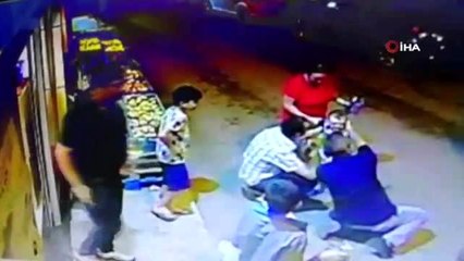 Küçük çocuk saniyelerle ölümden döndü