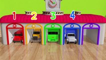 Learn Colors Street Vehicle Tractor Change Colors for Kids Nursery rhymes