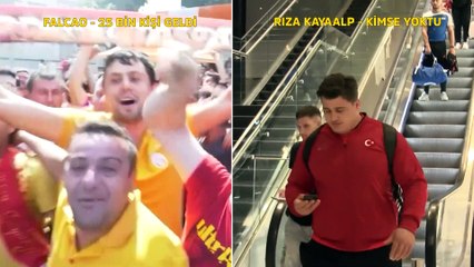 Falcao'yu 25 bin, Rıza Kayaalp'i 0 kişi karşıladı