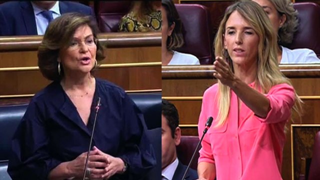 Tremendo zasca de Cayetana Alvarez de Toledo a la vicepresidenta Carmen Calvo