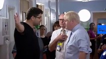 Watch: Parent of sick child confronts Johnson on hospital visit — 'the NHS has been destroyed'