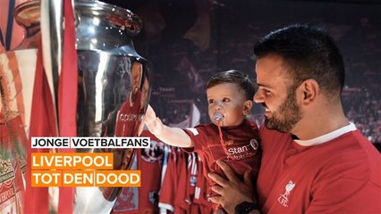 Jonge voetbalfan: Liverpool zit hem in het bloed
