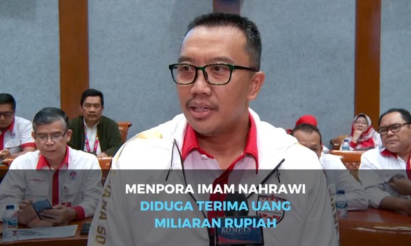 Jadi Tersangka, Menpora Imam Nahrawi Diduga Terima Uang Miliaran Rupiah