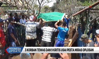Pesta Oplosan, 3 Korban Tewas dan 9 Kritis