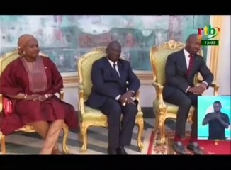 RTB/Une délégation de la COFINA reçut au Palais de Kosyam par le Chef de l’Etat