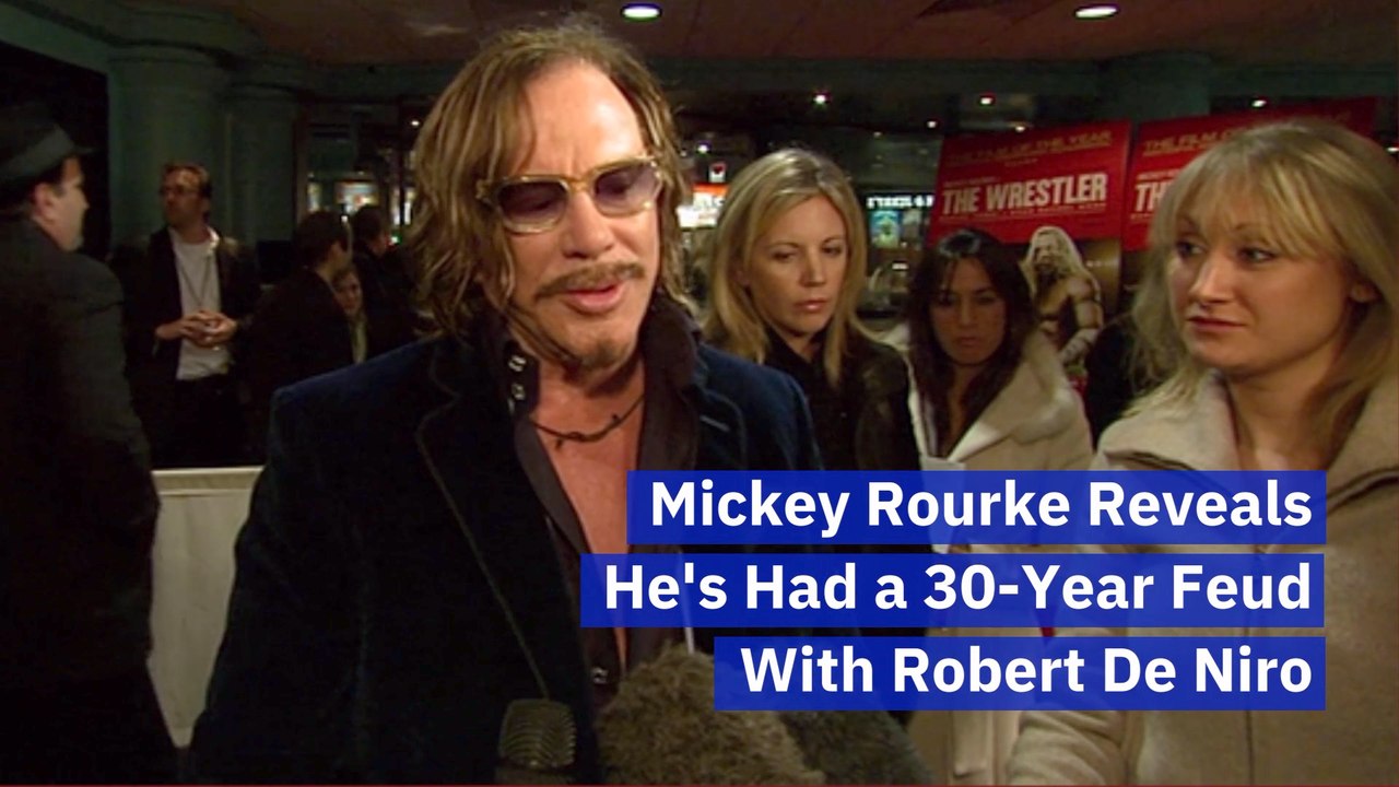 The Situation Between Mickey Rourke And Robert De Niro
