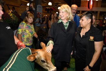 Martha Stewart Got to Meet Her Namesake Cow at a Stew Leonard's