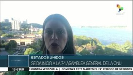 Inicia 74° período de sesiones de la Asamblea General de la ONU