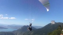 A 7 dans 1 parapente à Annecy avec Bubu responsable Parapente chez Takamaka