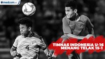 Timnas Indonesia U-16 Menang Telak 15-1 atas Mariana Utara