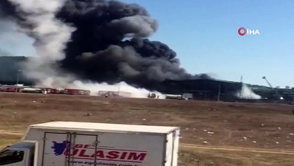 Tuzla'da patlamada kopan parça böyle düştü