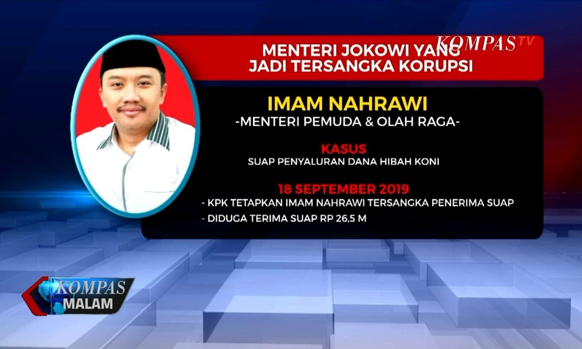 2 Menteri Jokowi yang Menjadi Tersangka Korupsi