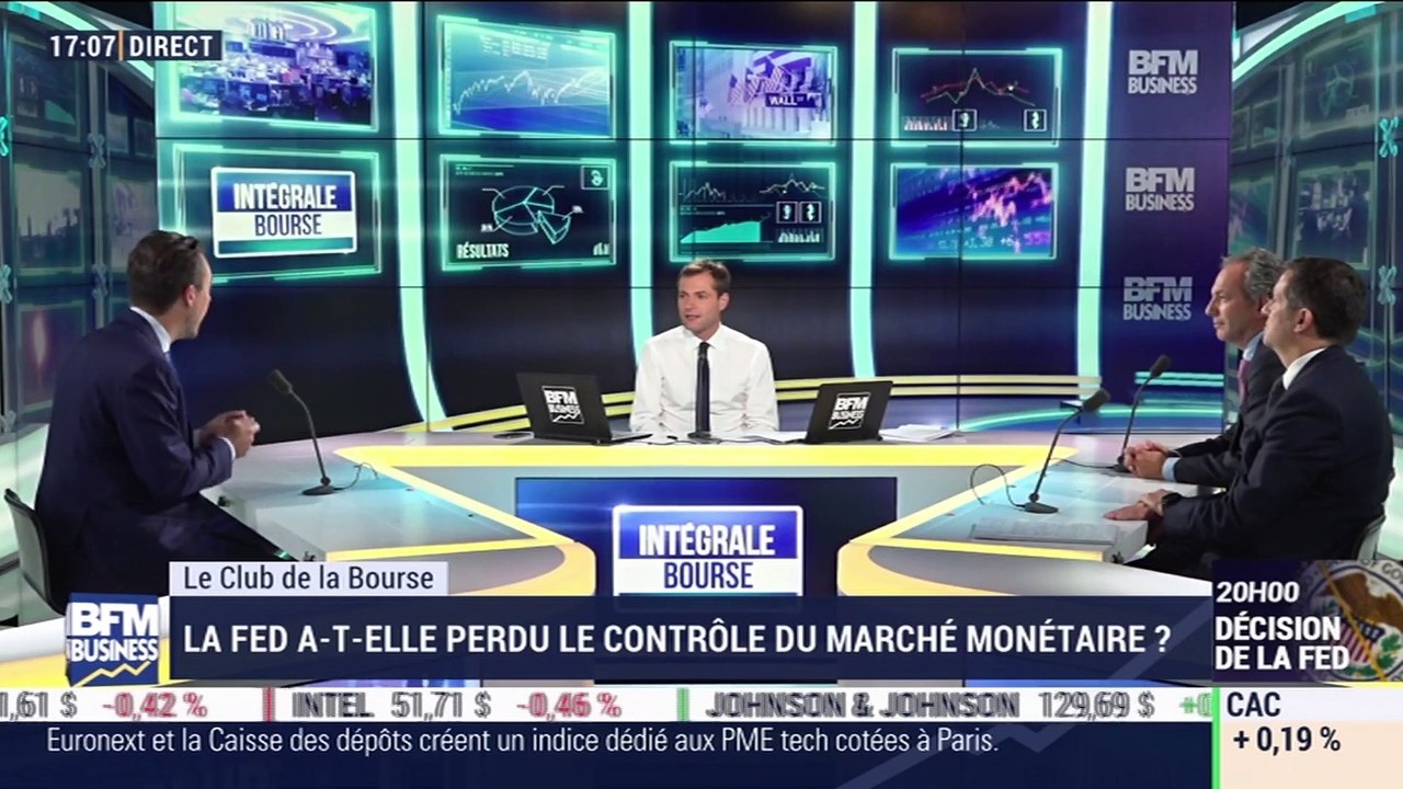 Le Club de la Bourse: Nicolas Forest, Yves Maillot, Régis Bégué et Réda Aboutika - 18/09