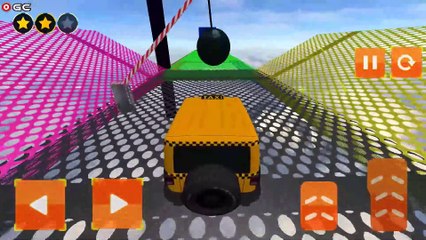 Ramp Car Stunts: Impossible Taxi Car Stunts Game 2 - Android Gameplay Video