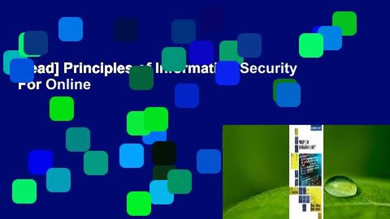  Read Principles Of Information Security For Online Video Dailymotion