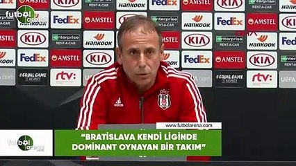 Abdullah Avcı: "Bratislava kendi evinde dominant oynayan bir takım"