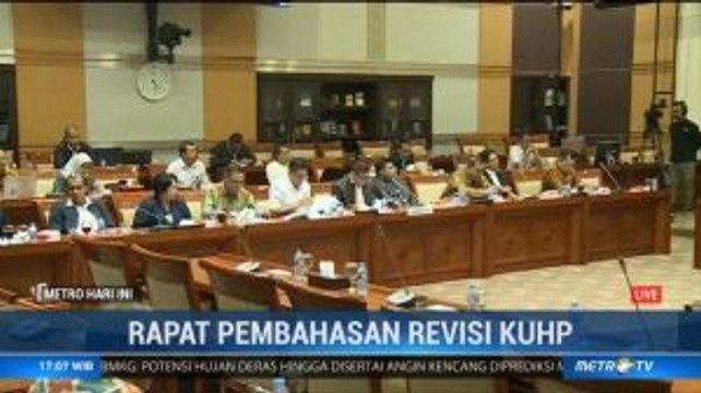 Komisi III DPR Gelar Rapat Kerja Bahas RKUHP