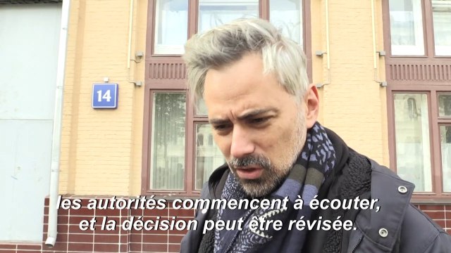 Manifestation contre la répression devant l'administration présidentielle russe