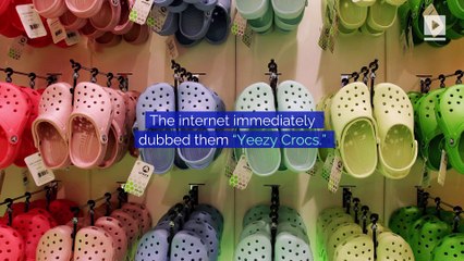Kanye West's New 'Yeezy Crocs' Get Roasted by Twitter