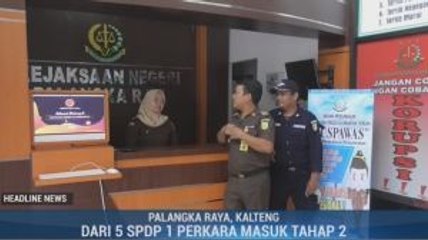 Kejari Palangka Raya Terima 5 SPDP Kasus Karhutla