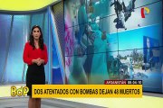 Afganistán: al menos 48 muertos deja dos atentados con bombas