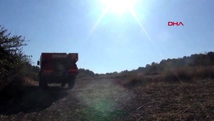 Tekirdağ malkara'daki orman yangını havadan ve karadan müdahale ile söndürüldü