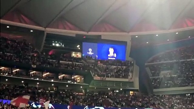 Pitada a Cristiano Ronaldo en el metropolitano