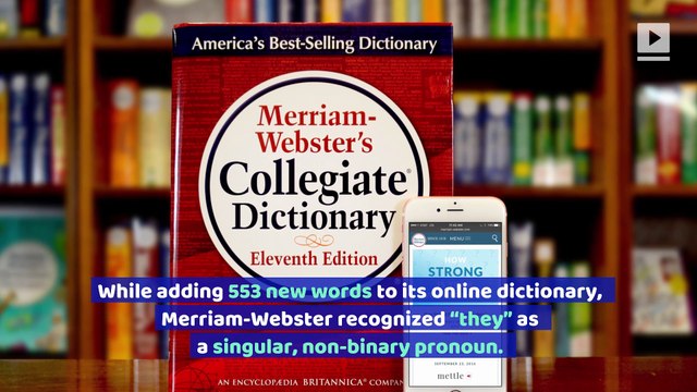 Merriam-Webster Officially Recognizes ‘They’ as Singular Pronoun