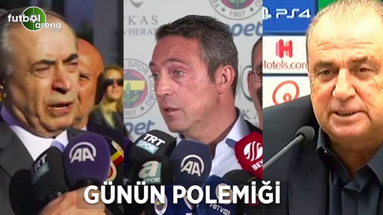 Ali Koç, Fatih Terim ve Mustafa Cengiz arasında günün polemiği